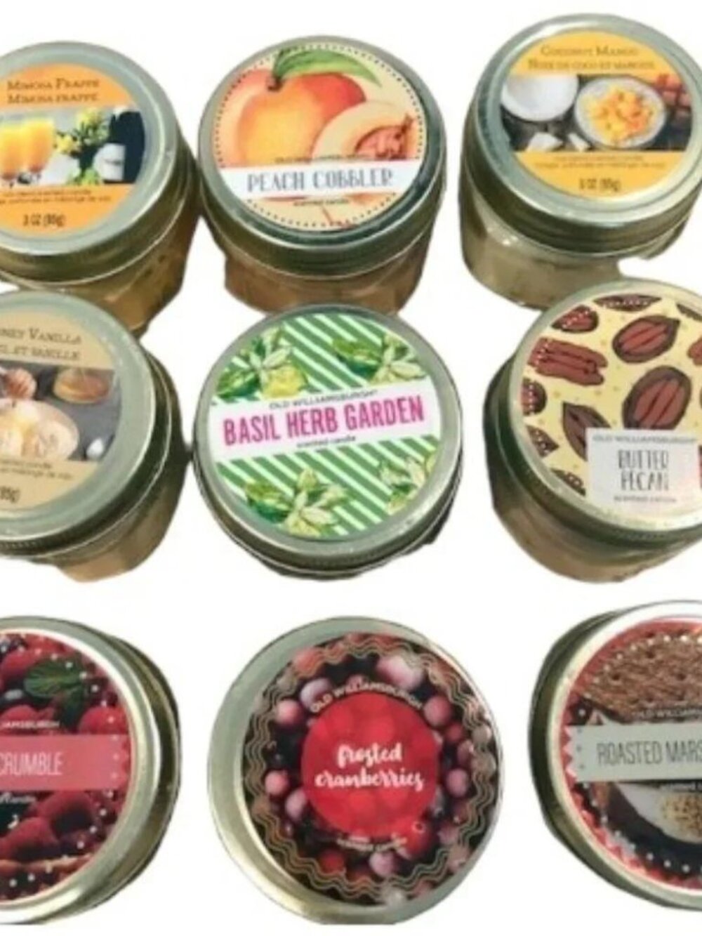 Any 2 Mason Jar Candles Assorted Scented 3 oz.